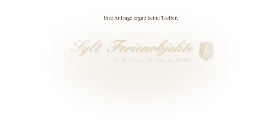 Ihre Anfrage ergab keine Treffer.